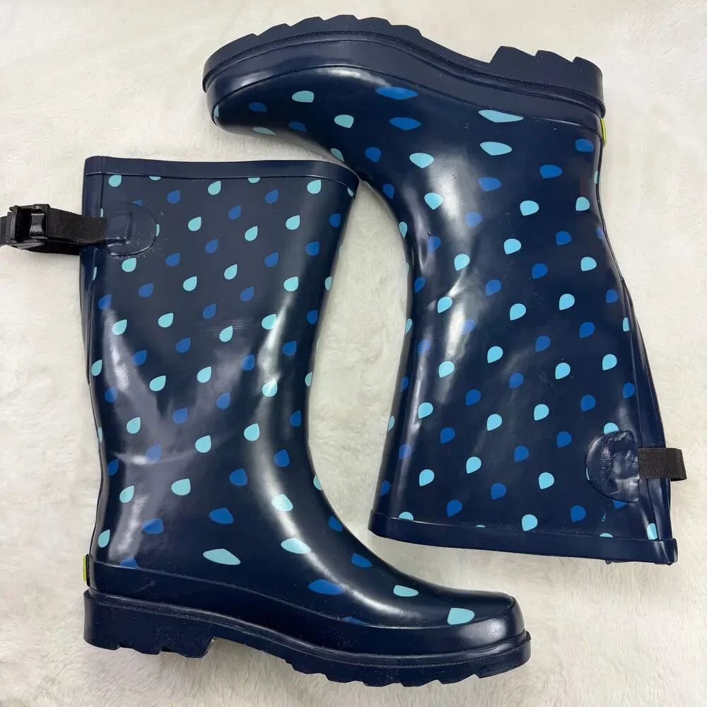 Western Chief Women’s Winter & Rain Boots Raindrop Blue Size 9